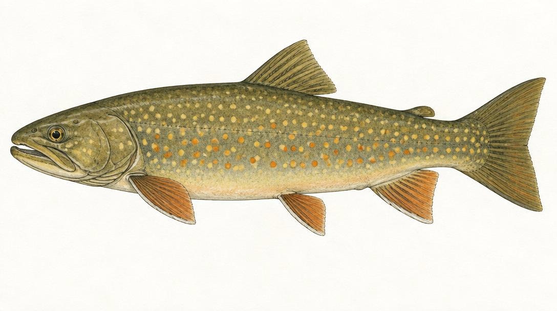 Bull Trout identification drawing